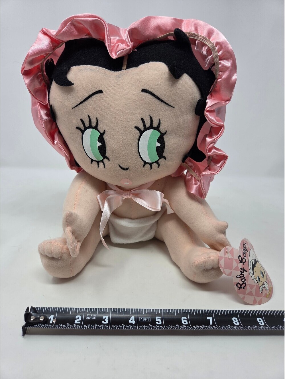 2004 Kellytoy 14” Baby Betty Boop Doll Plush Hat Diaper NWT